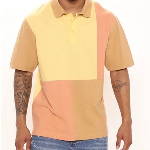 NWT Colorblock Short Sleeve Polo